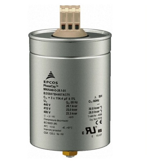 MKK440-D-28.1-01進(jìn)口原裝愛(ài)普科斯交流電容器 高品質(zhì)電力電容器優(yōu)選方案